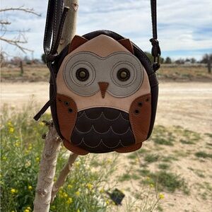 Wallflower Brown and Tan Crossbody Bag